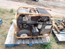 PALLET WITH STANLEY MOBILE HYDRAULIC POWER PACK,  BRIGGS & STRATTON VANGUAR