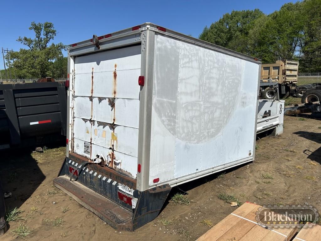 BOX TRUCK BOX BED  STEEL WELL, 10', ROLL UP REAR DOOR