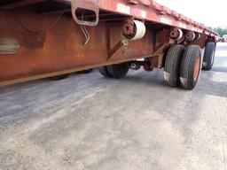 FLATBED TRAILER,  48', SPREAD AXLE, AIR RIDE S# N/A