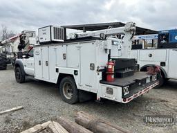 2013 FORD F550 MECHANICS TRUCK,  SINGLE CAB, 4X4, POWER STROKE DIESEL, PS,