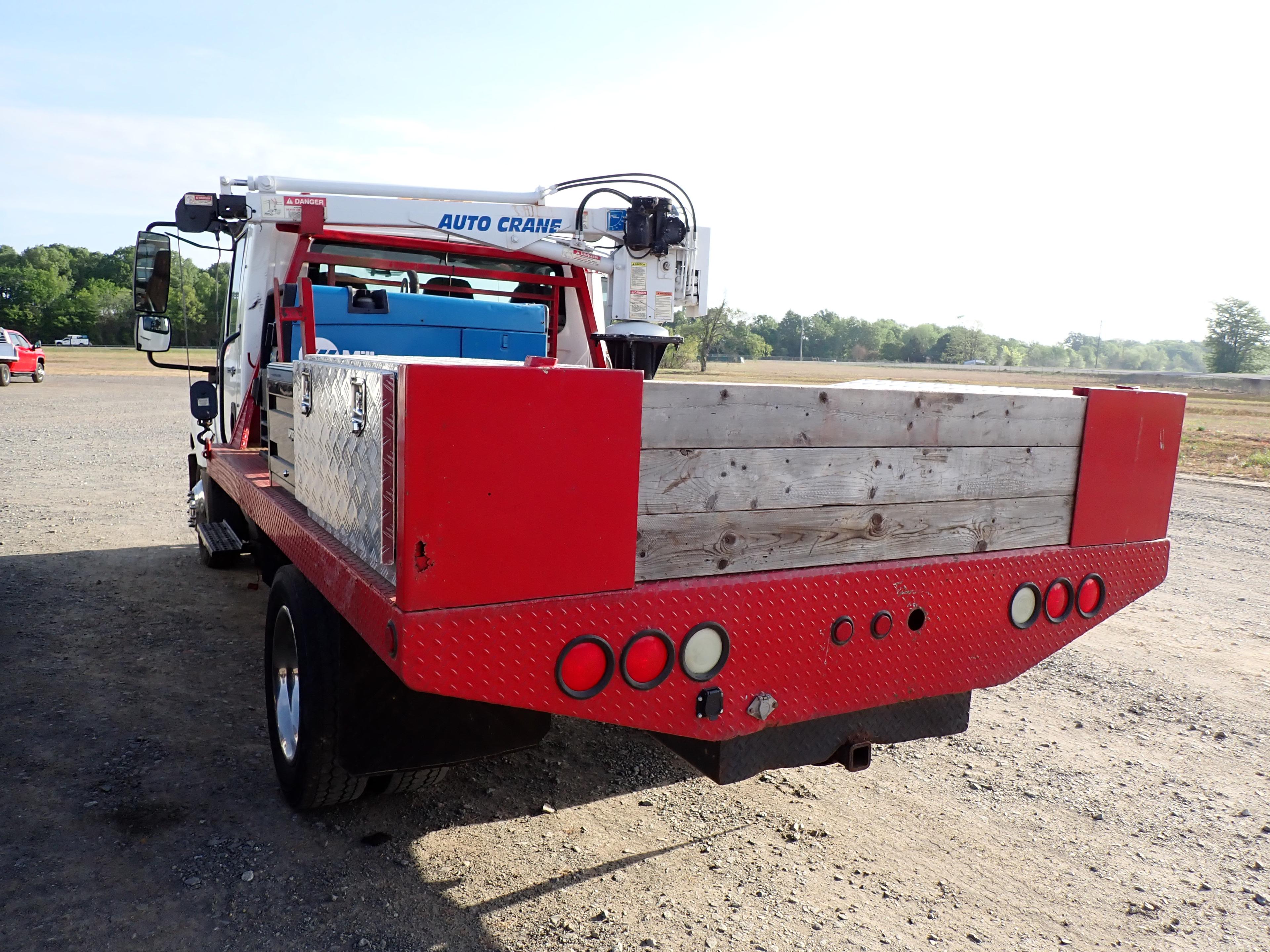 2012 INTERNATIONAL TERRA STAR FLATBED SERVICE TRUCK, 112,687+ mi,  MAXXFORC