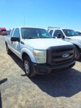 2011 FORD F150 TRUCK, 207,045+ mi,  V8 GAS, AUTO, PS, AC, S# 1FTDX2A66BEC77