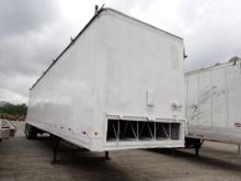 1995 STOUGHTON VAN TRAILER,  48' X 96", CONVERTED TO PEANUT DRYING TRAILER