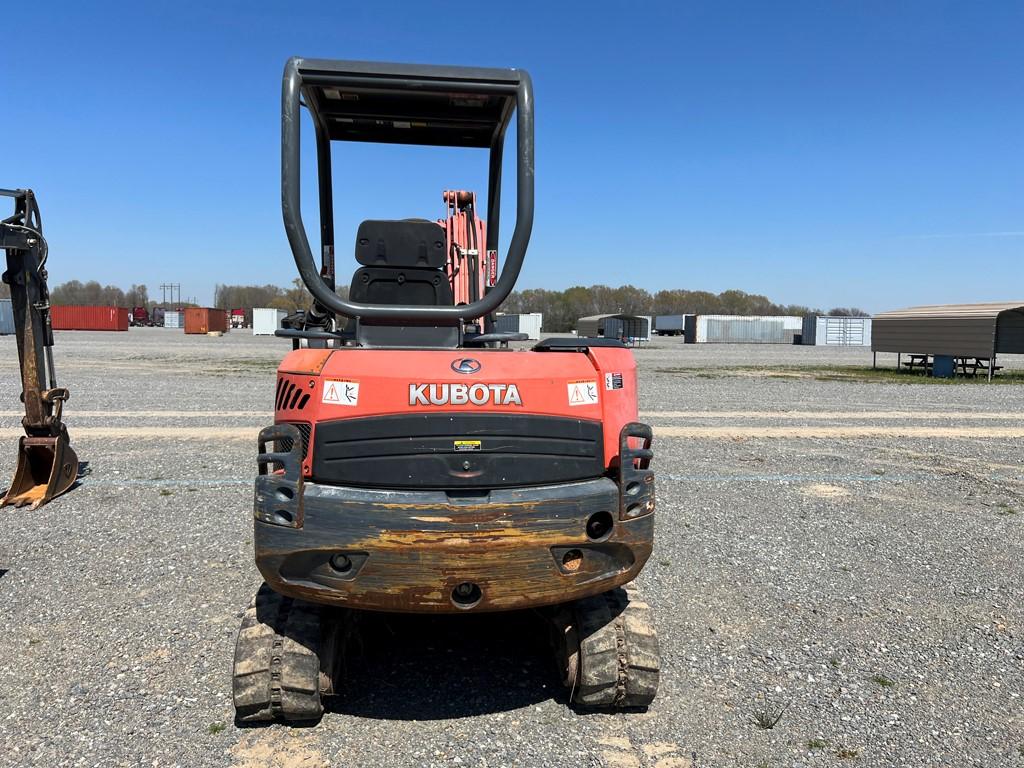 KUBOTA KX91-3 MINI EXCAVATOR,  KUBOTA DIESEL, OROPS, AB FLOAT ANGLE BLADE,