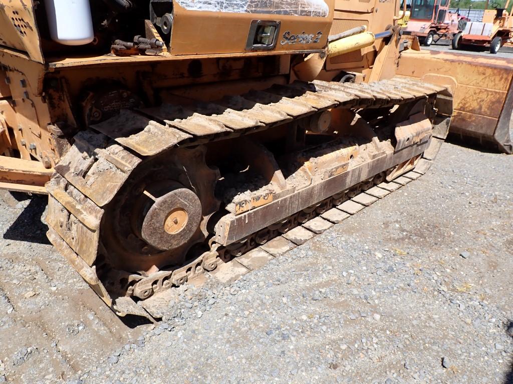 CASE 650K DOZER, 608+ hrs on meter but not correct,  OROPS, 16" TRACKS, 6-W