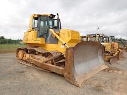 KOMATSU D87E DOZER, 9515+ hrs,  CAB, AC, 26" TRACKS, 4- WAY BLADE, S# 49100