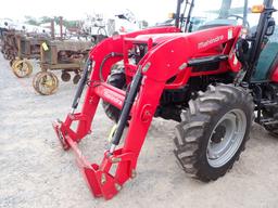 2022 MAHINDRA 6075 WHEEL TRACTOR, 508+ hrs,  CAB, AC, 3-PT, PTO, REMOTES, M
