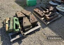 (2) PALLETS OF JOHN DEERE WEIGHTS