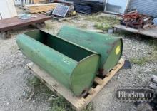 (2) JOHN DEERE GRAIN DRILL HOPPERS