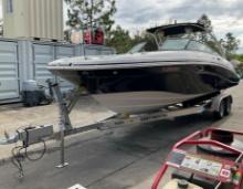 2014 HURRICANE SUNDECK 2699 BOAT WITH 2023 CONTINENTAL TRAILER & 2014 YAMAHA 