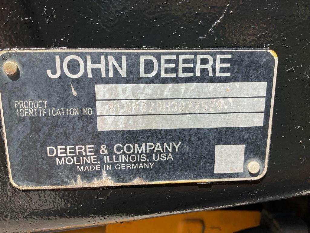 JOHN DEERE 6320 TRACTOR, DIESEL, ENCLOSED CAB, 4WD , COLD AC, RUNS & OPERATES