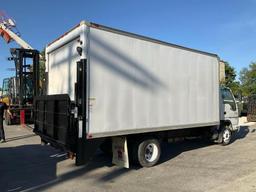 2007 ISUZU NPR BOX TRUCK, DIESEL AUTOMATIC, APPROX GVWR 14,500LBS, BOX BODY APPROX 16FT, POWER LO...