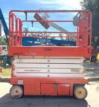 2016 SNORKEL SCISSOR LIFT MODEL S4732E ANSI, ELECTRIC, APPROX MAX PLATFORM HEIGHT, 32FT, NON MARK...