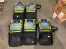 5 CARDIAC SCIENCE AUTOMATED EXTERNAL DEFIBRILLATORS