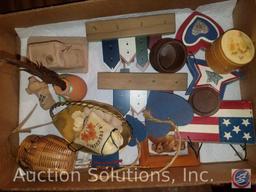 Wooden Decorative Shelves, Fourth Of July Wall Hangings,