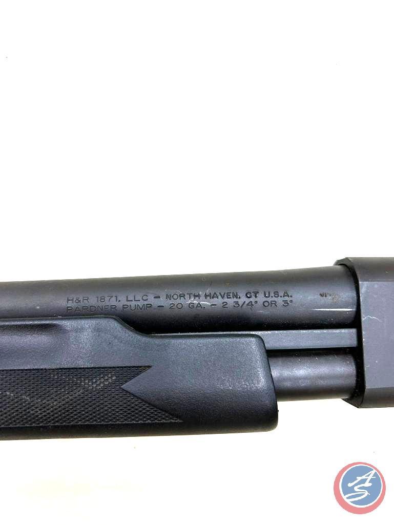 MFG: New England Firearms Model: Pardner Pump Caliber/Gauge: 20 ga Action: Pump Serial #: NY562165 .