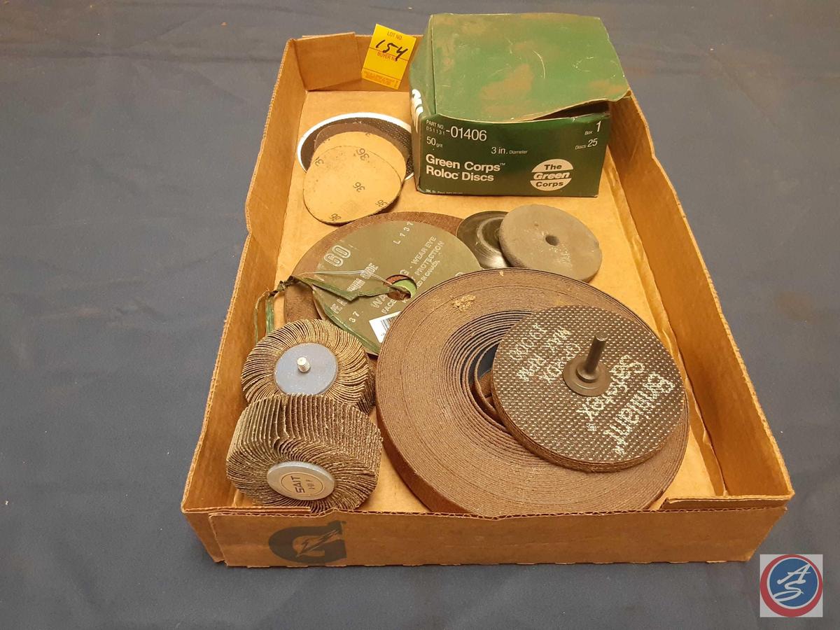Assortment of Sandpaper Discs