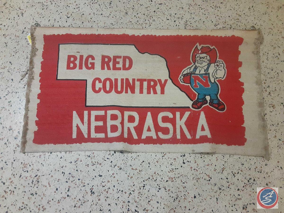 Old Big Red Country Nebraska Rug 41in. x 23in.
