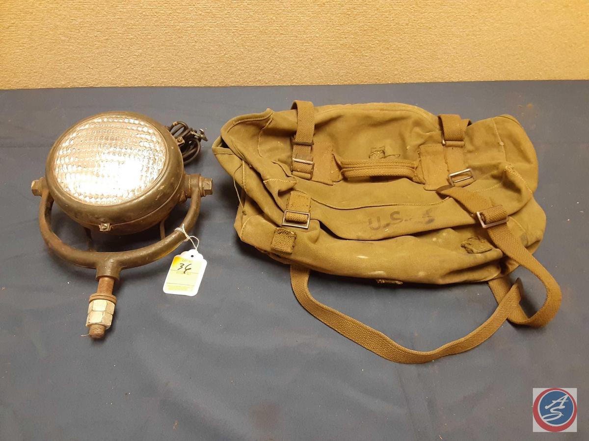 Military Search Light...MS51320-1 w/military bag
