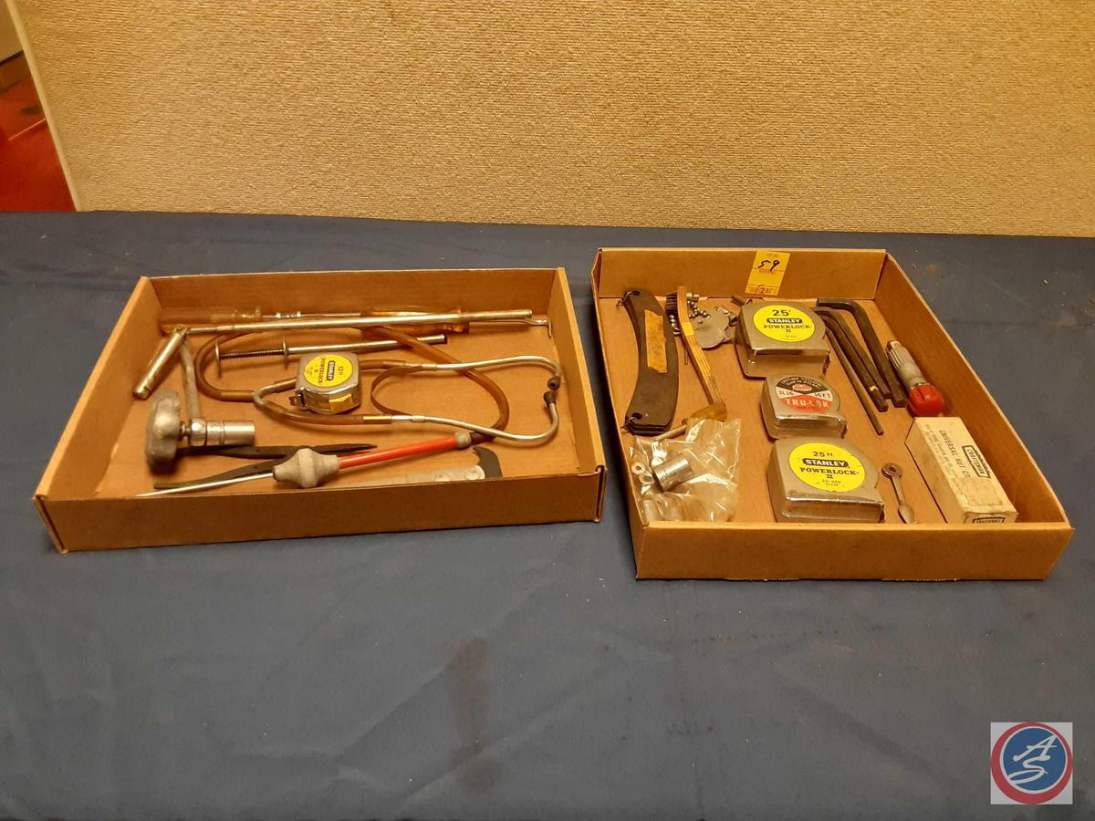Vintage Tobacco Pipe Cleaner Reamer Tamper Tool, Tape Measures, Wire Brush, Hex Keys, Craftsman