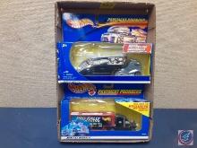 (2) Hot Wheels Pavement Pounder (Hot Wheels vehicles missing)