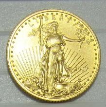 2017 US 5 DOLLAR GOLD EAGLE COIN. UNC