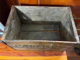 Vintage Carling's Brewery Wooden Crate - Cleveland Ohio