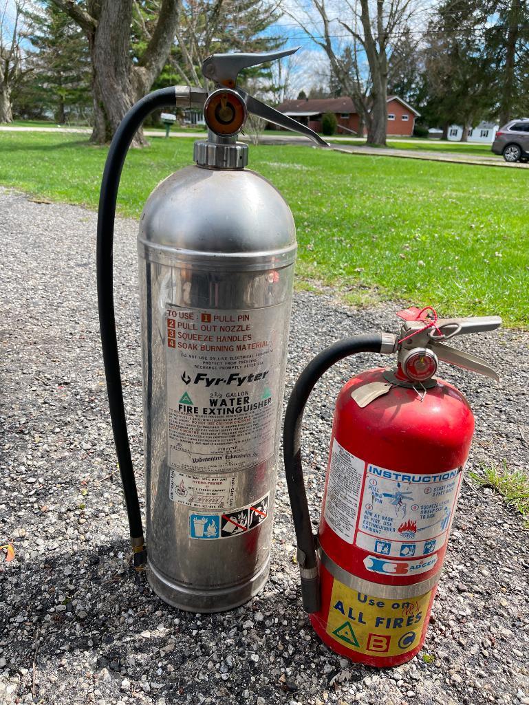 Group of 2 Fire Extinguishers