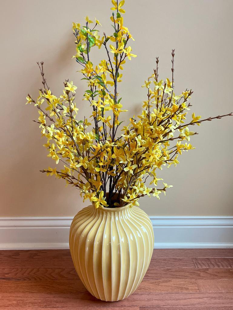 Ceramic Vase with Flowers