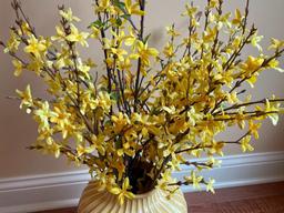 Ceramic Vase with Flowers