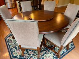 Round Dining Table with 6 Chairs