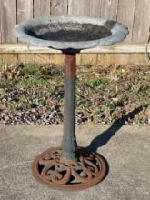 Metal Bird Bath