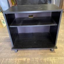 Rolling Particle Board TV Stand