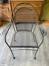 Wrought Iron Outdoor Patio Chair