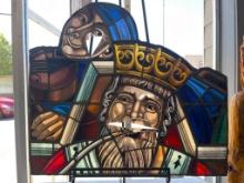 Custom Leaded Stained Glass Window for King Cole Restaurant