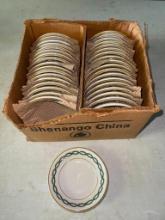 Box of Anchor Hocking Shenango China Fruit Bowls for King Cole Restaurant