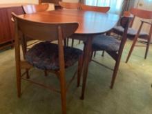 MCM Table and 6 Chairs