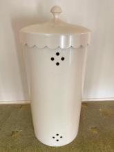 Vintage Hard Plastic Clothes Hamper