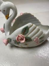 Swan dish coin holder