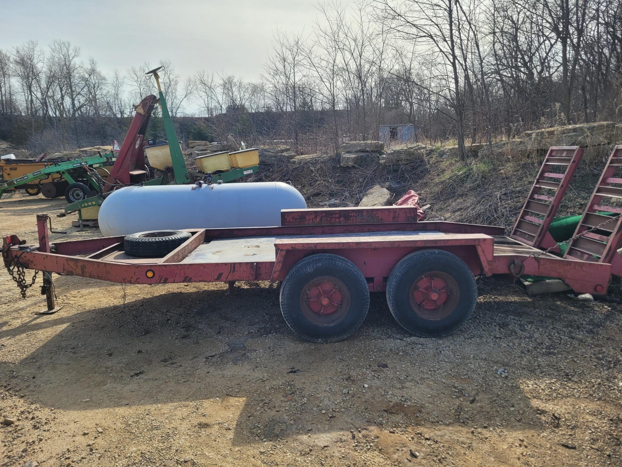 Tandem Axle Skid Loader Trailer