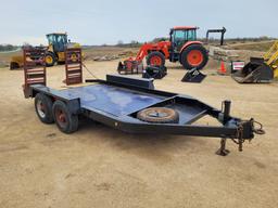 Tandem Axle Skid Loader Trailer