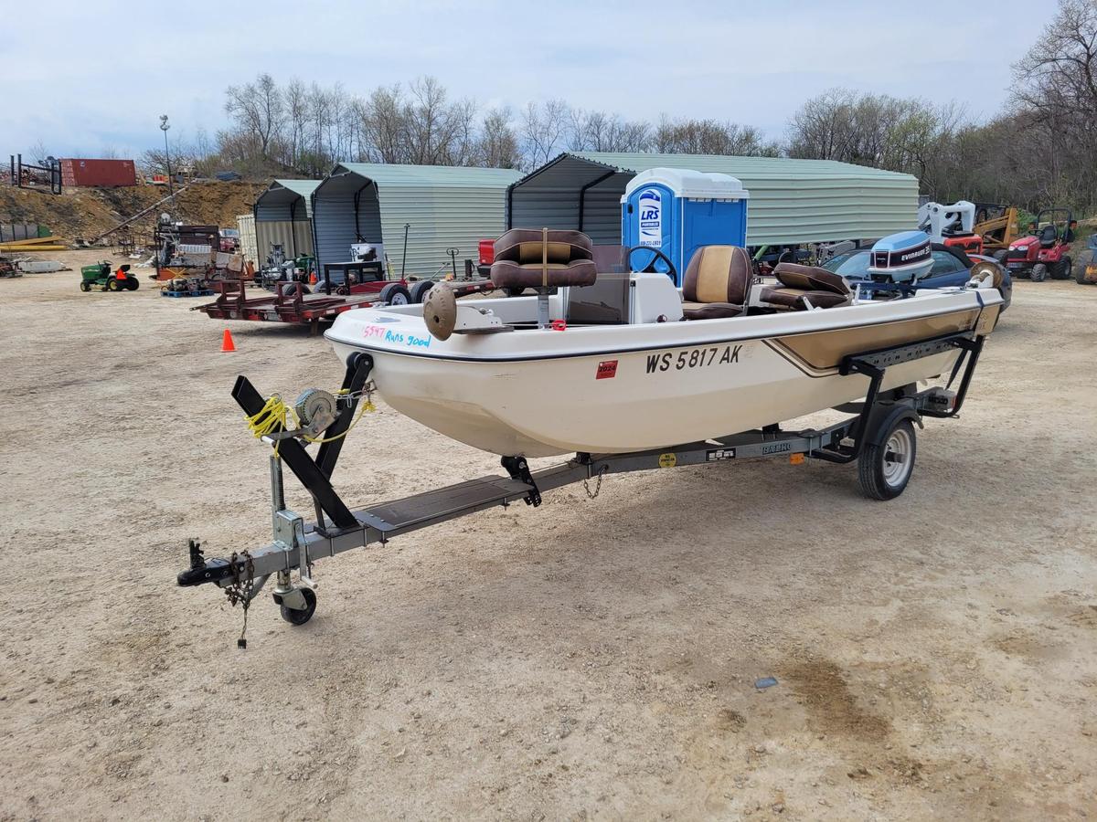 Fishing Boat on Trailer