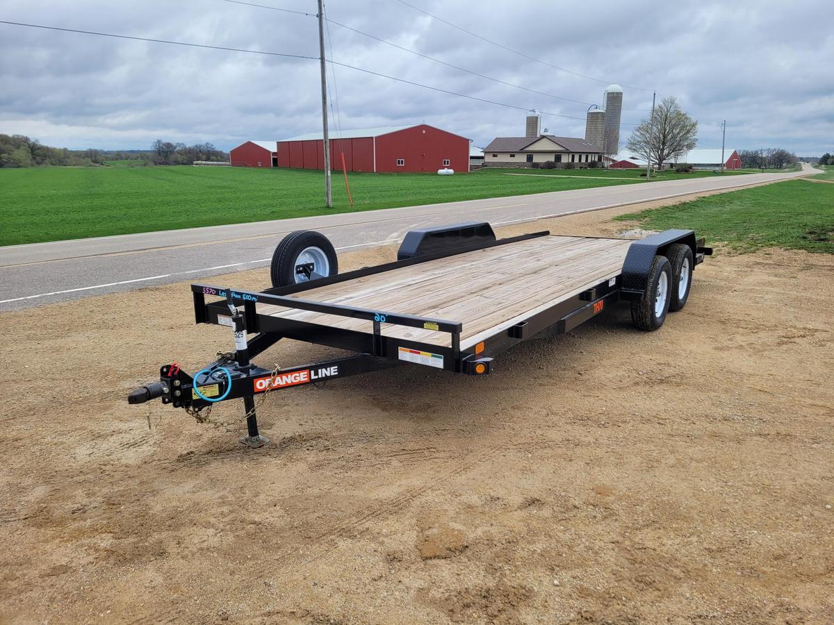 Orange Line Tandem Axle Trailer