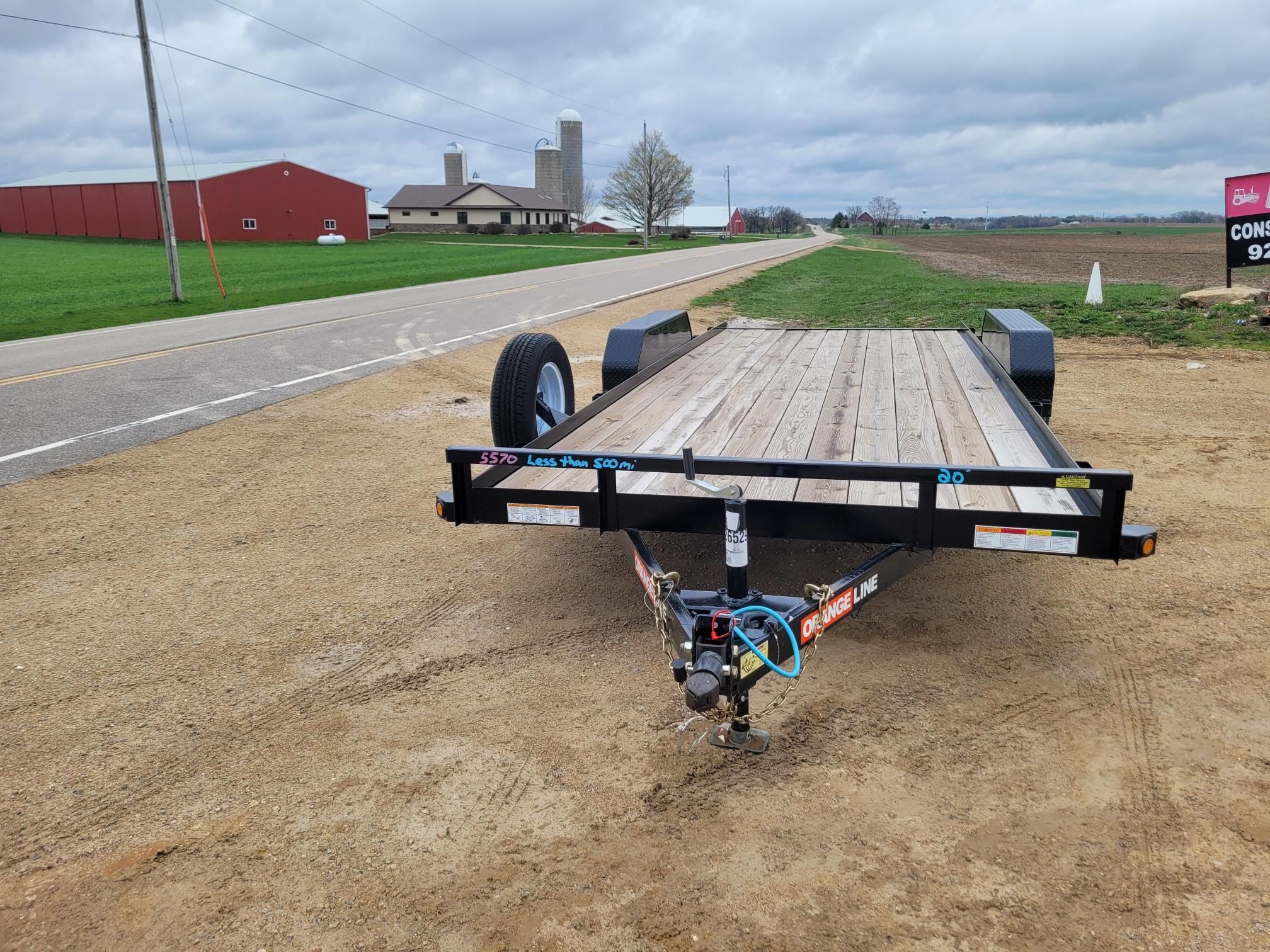 Orange Line Tandem Axle Trailer