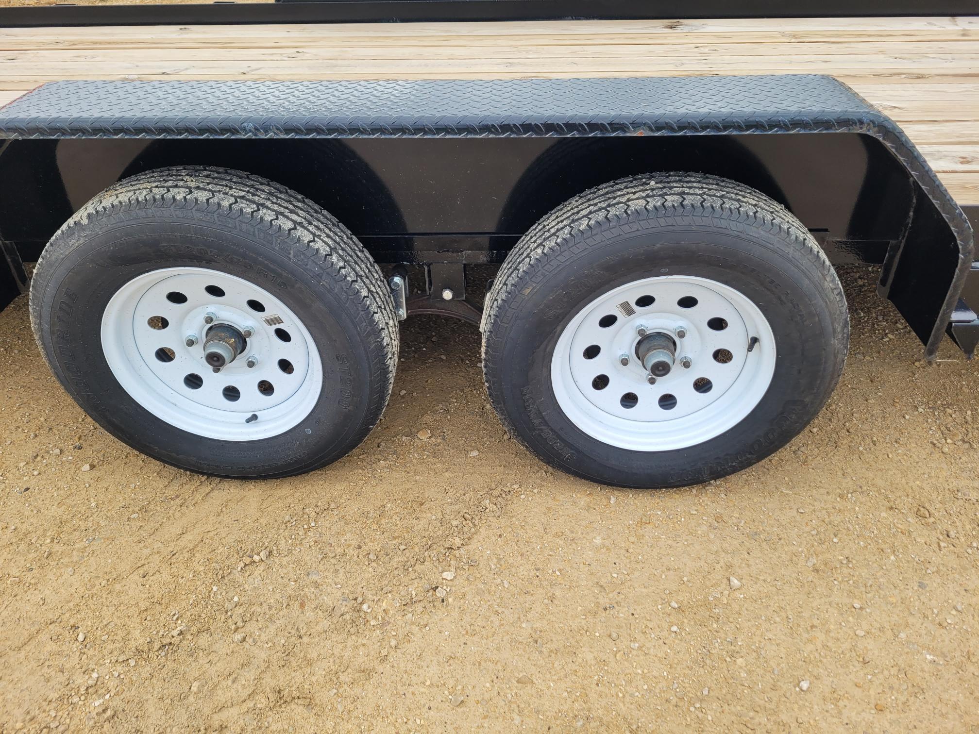 Orange Line Tandem Axle Trailer