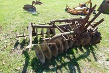 #3607 8' DISC MASSEY FERGUSON 3 PT MOUNT ADJ PITCH SOME BROKEN DISC BLADES