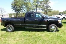 #6002 2009 DODGE RAM 6.7 TURBO DIESEL 3500 DUALLY 4X4 153997 MILES AM FM CD