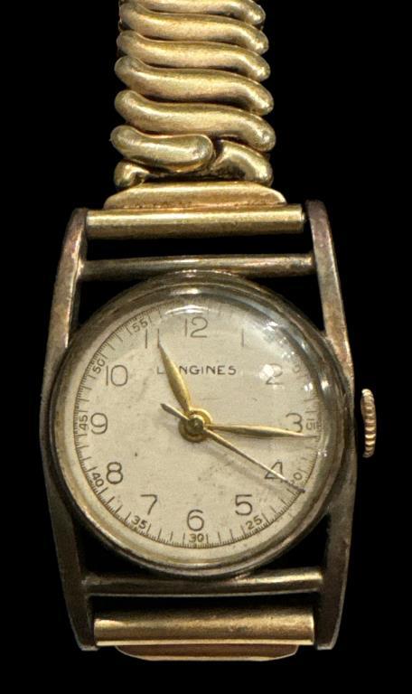 Vintage 17 Jewel Men's Longines Wrist Watch &