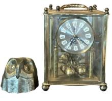 Vintage Bentley Wind Up Brass Alarm Clock