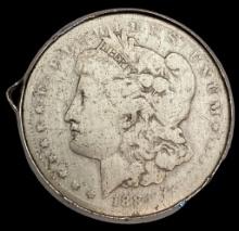 1884 Morgan Silver Dollar in Unmarked Silver